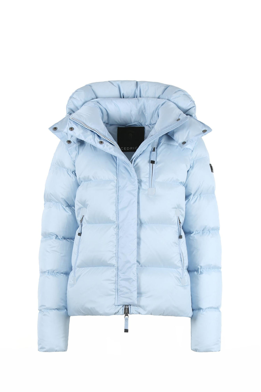 Levi | Women’s short down puffer jacket with detachable hood