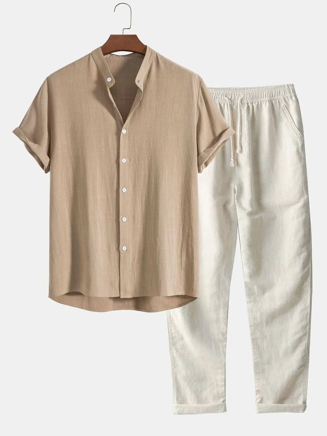 Casual cotton/linen summer set for men