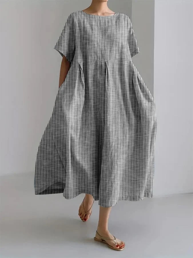 Bianca | Casual retro long dress