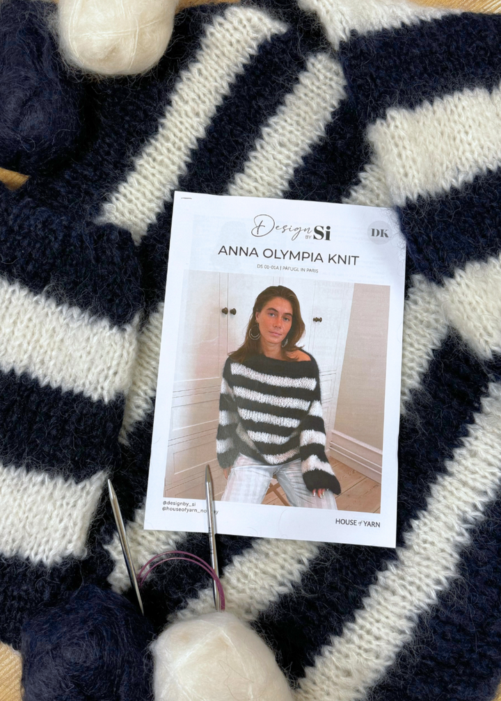 Violet | Women’s sweater knitting pattern and yarn kit