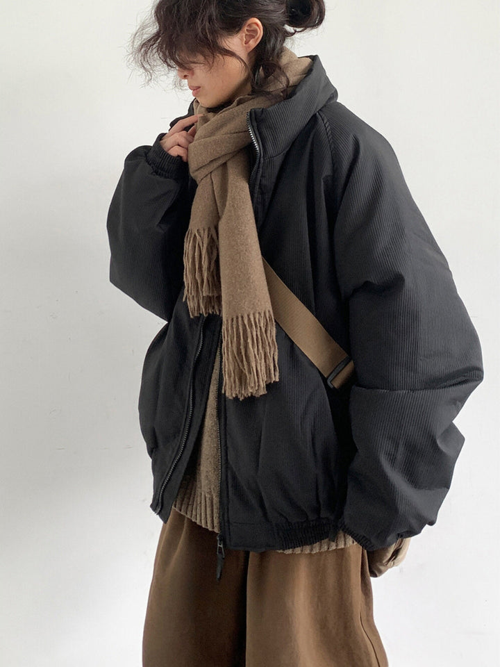 Mabel | Women’s jacket with stand collar and zipper closure