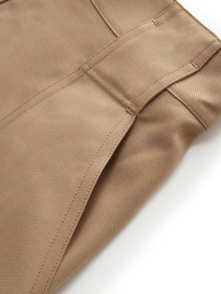 Lucia | Women’s worsted wool gathered waist flared skirt with belt