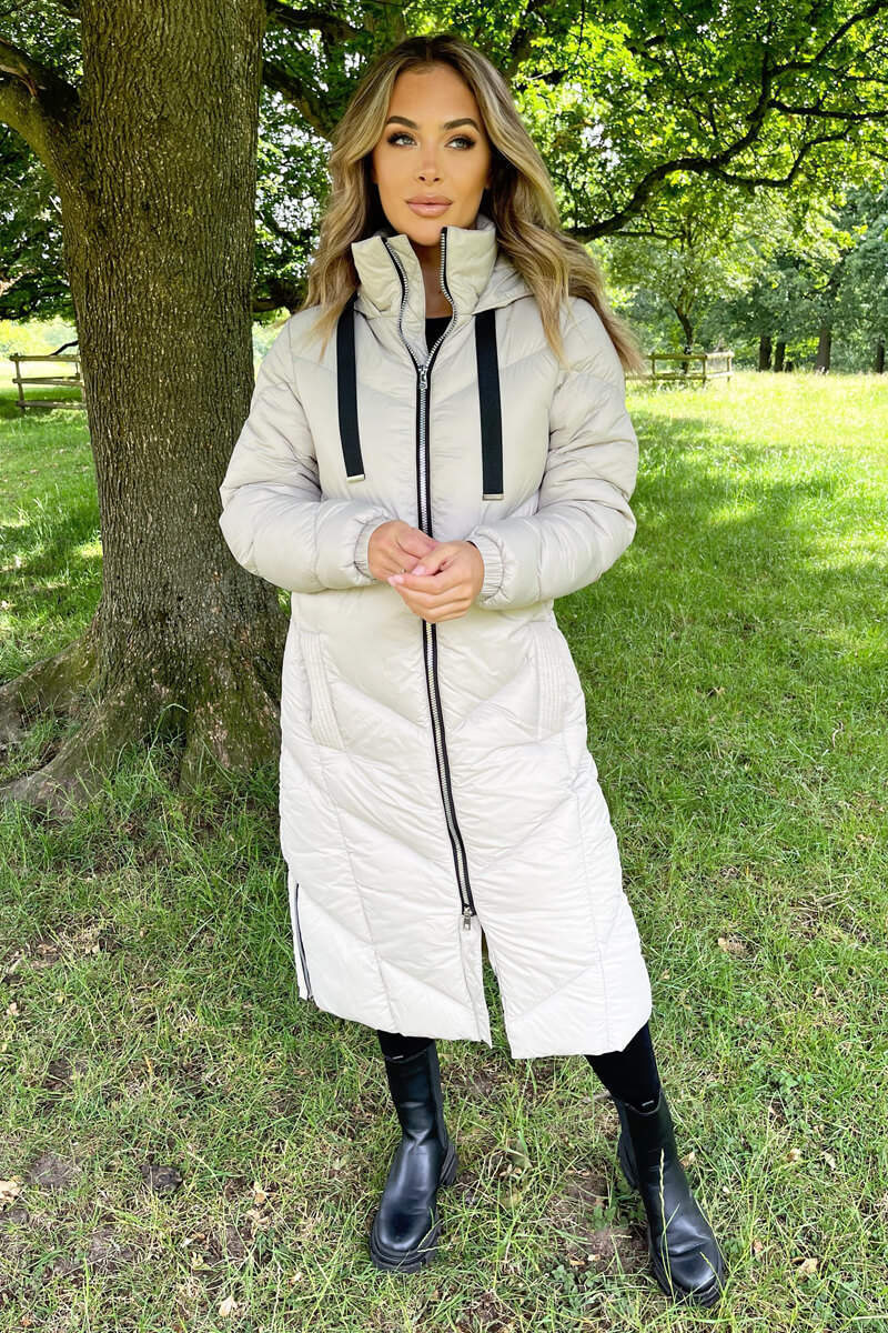 Ali | Women’s hooded longline puffer coat