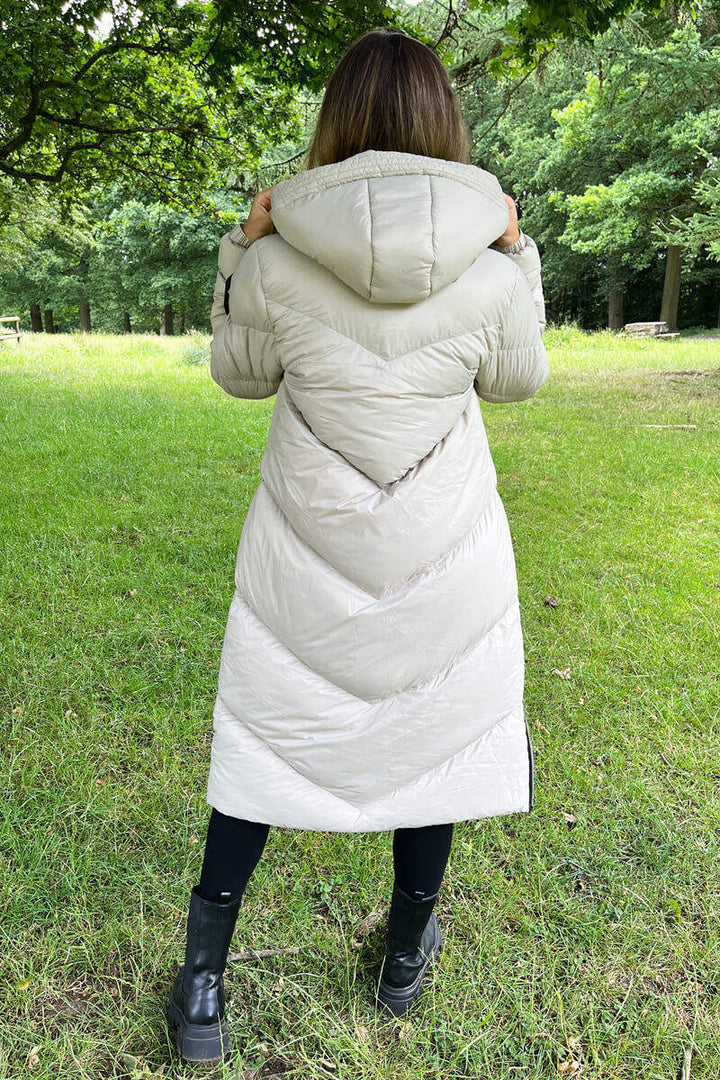 Ali | Women’s hooded longline puffer coat