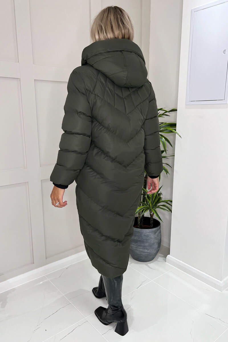 Norvie | Women’s hooded long puffer coat