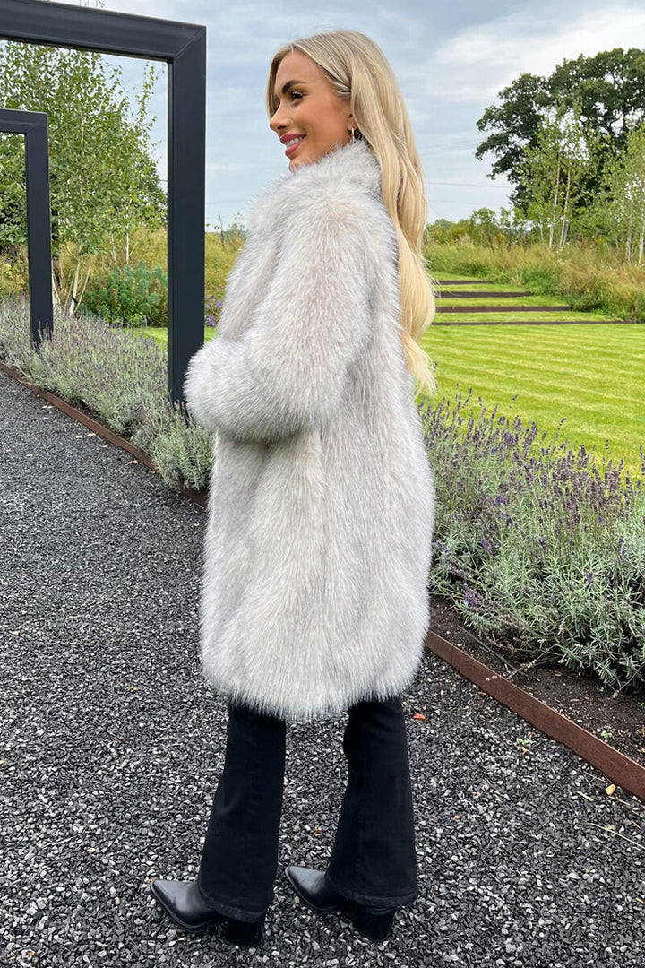 Harlow | Women’s faux fur long coat