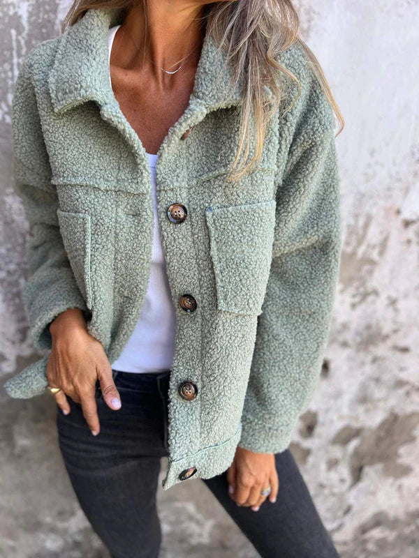 Milo | Spring teddy jacket for women