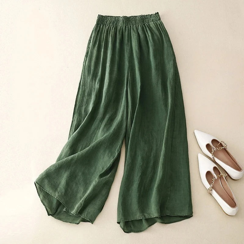 Nicole | Elegant linen trousers