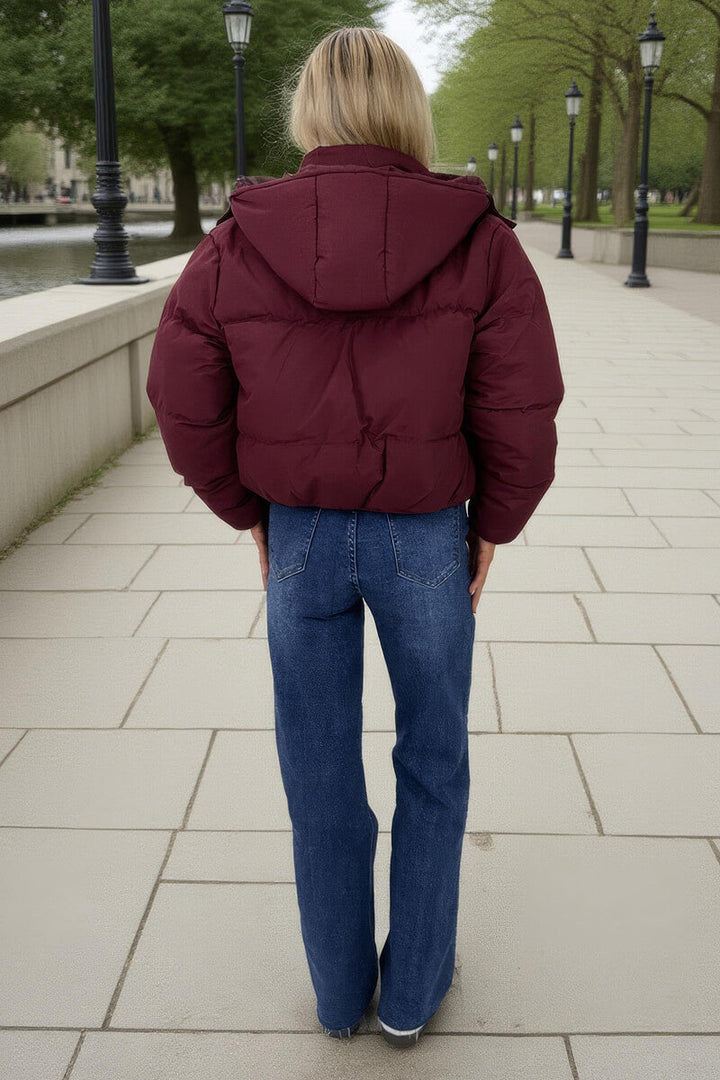 Nori | Women’s hooded short puffer jacket