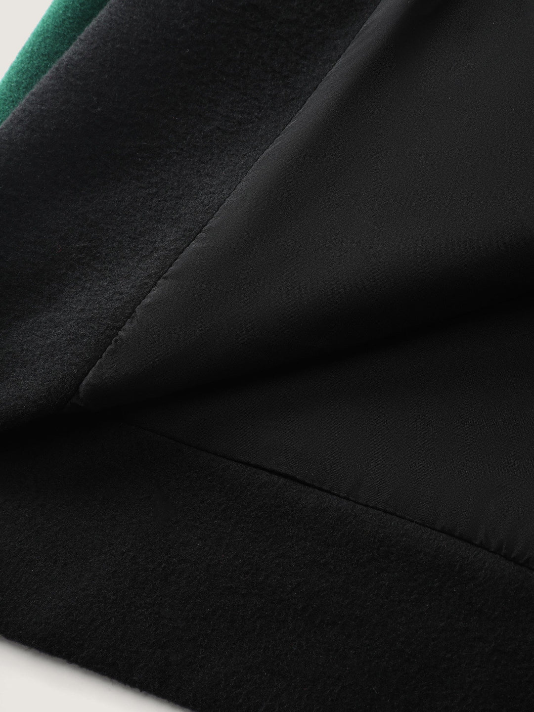 Ophelia | Women's color contrast belted lined coat