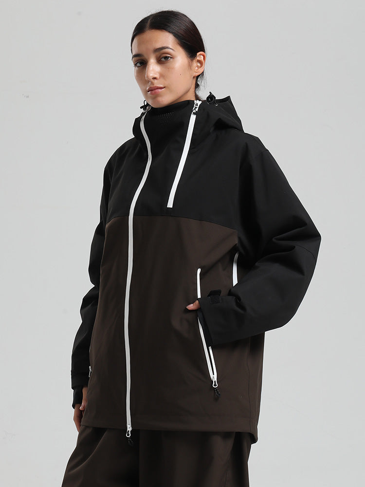 Carryn | Women’s modern mountain jacket with an asymmetrical all-season silhouette