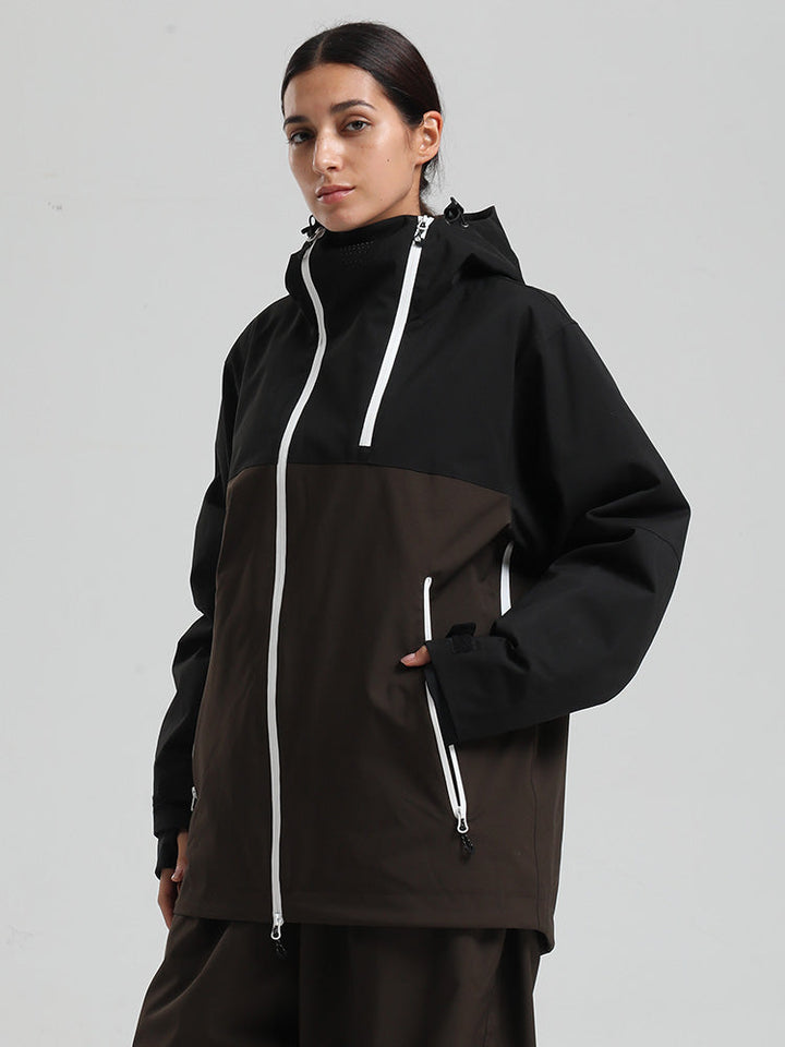 Carryn | Women’s modern mountain jacket with an asymmetrical all-season silhouette