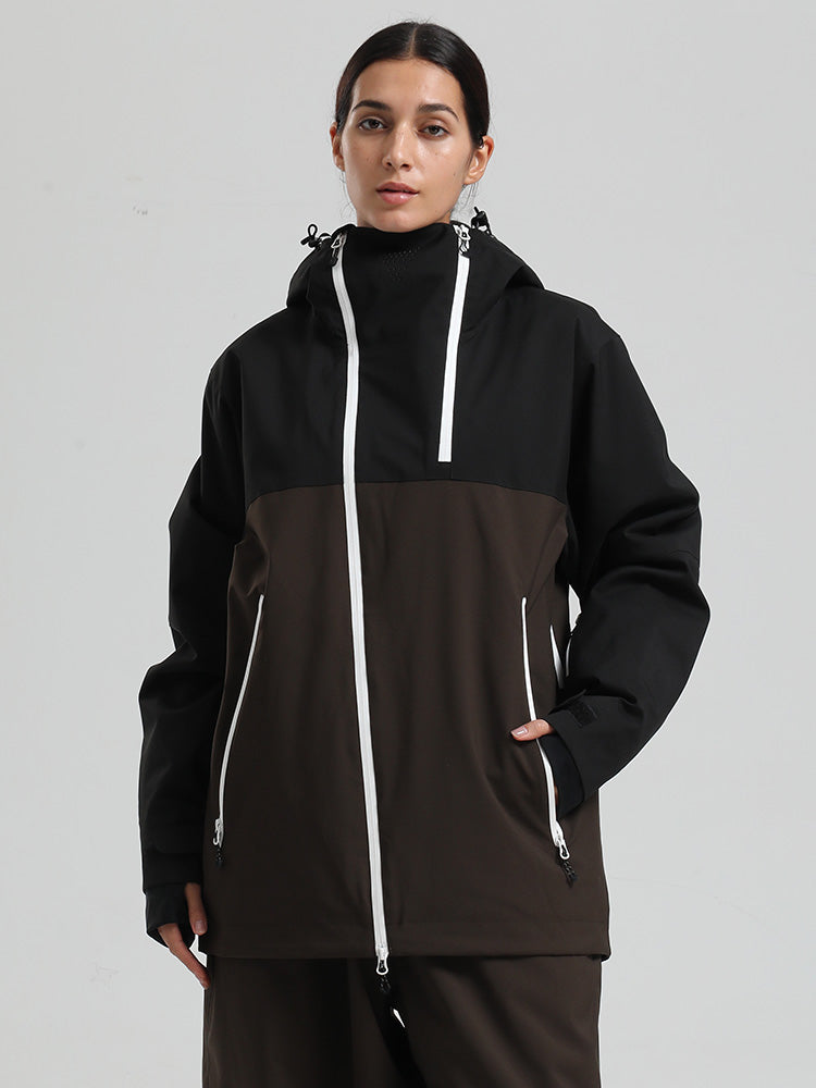 Carryn | Women’s modern mountain jacket with an asymmetrical all-season silhouette