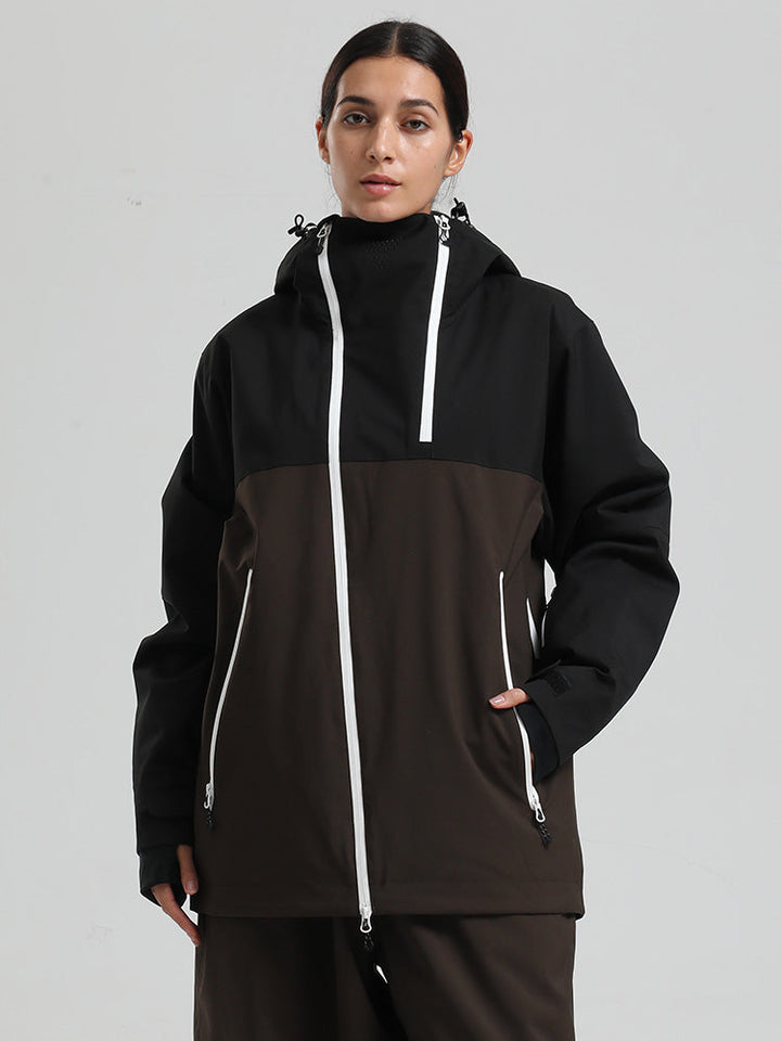 Carryn | Women’s modern mountain jacket with an asymmetrical all-season silhouette