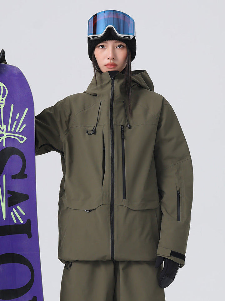 Amora | Women’s waterproof technical ski jacket with performance hood