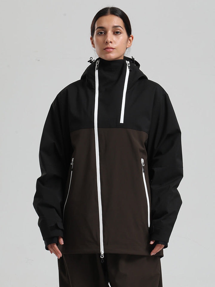 Carryn | Women’s modern mountain jacket with an asymmetrical all-season silhouette