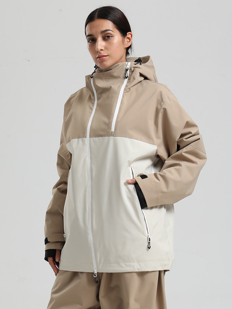 Carryn | Women’s modern mountain jacket with an asymmetrical all-season silhouette