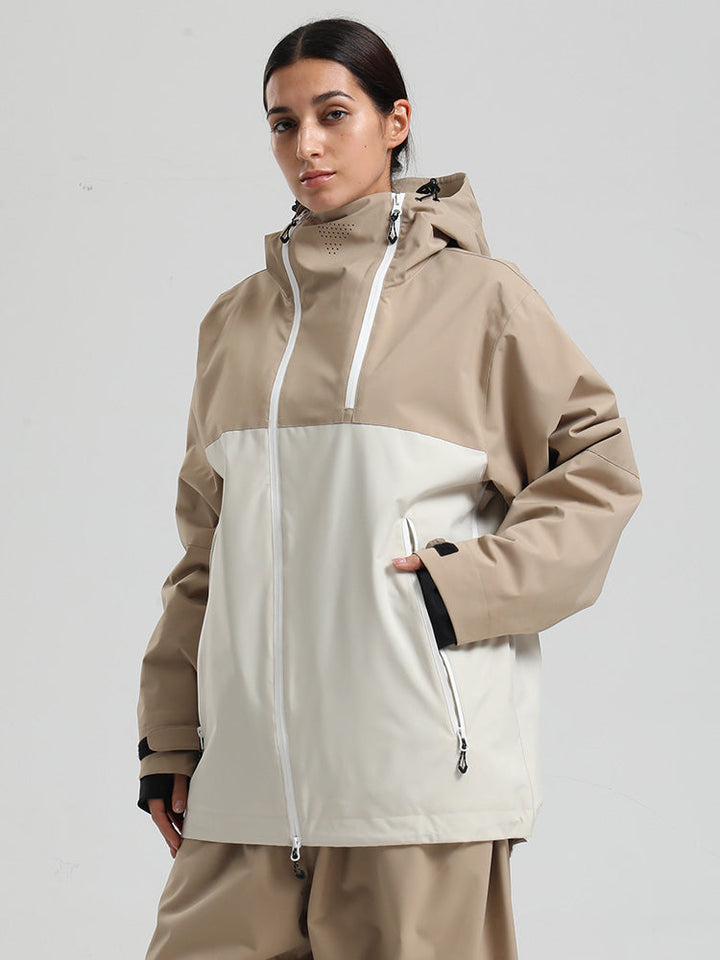 Carryn | Women’s modern mountain jacket with an asymmetrical all-season silhouette