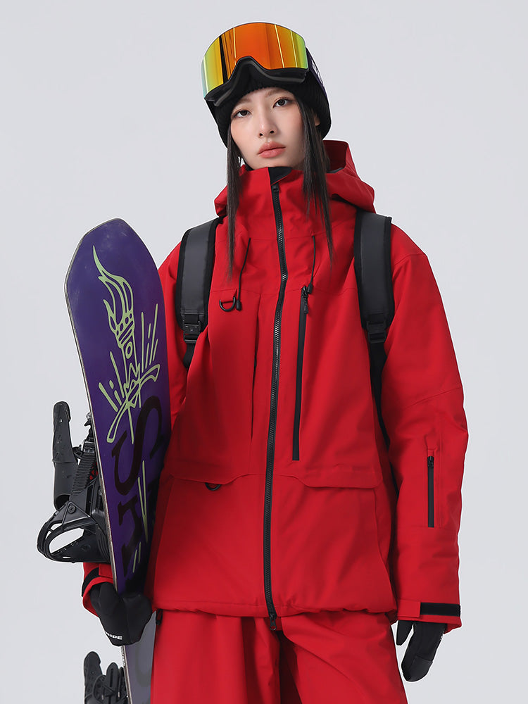 Amora | Women’s waterproof technical ski jacket with performance hood