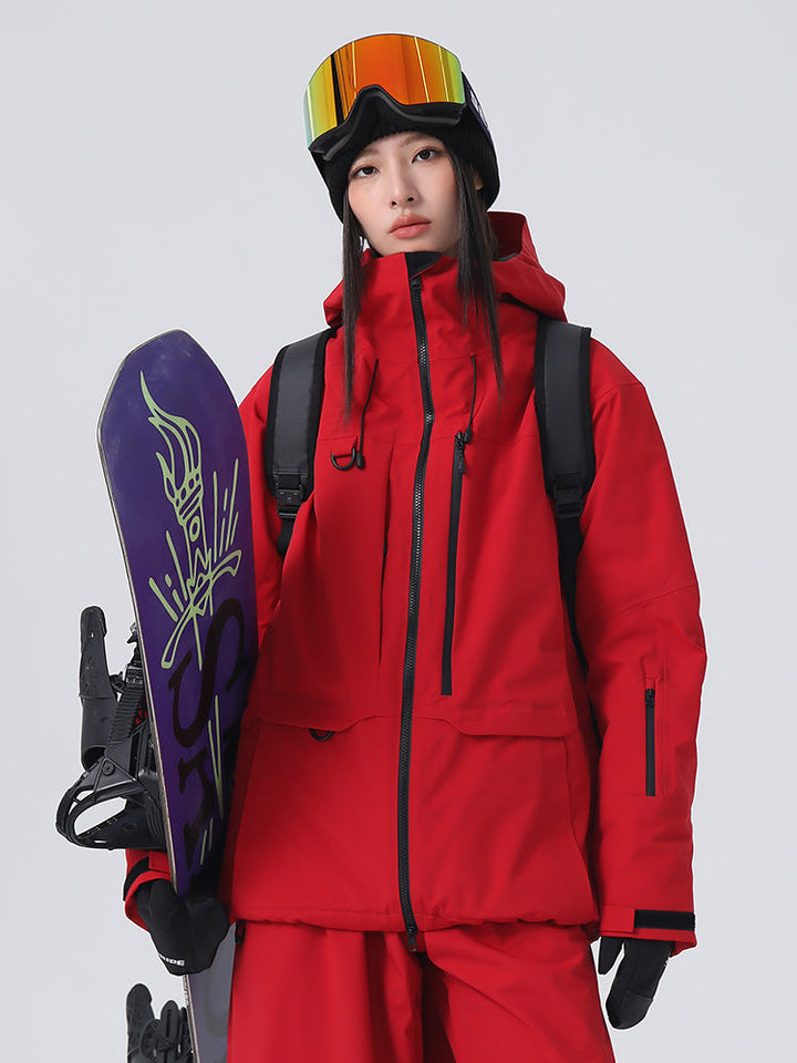 Amora | Women’s waterproof technical ski jacket with performance hood