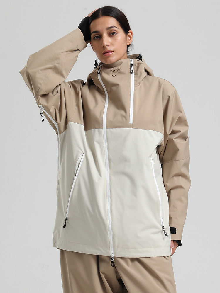 Carryn | Women’s modern mountain jacket with an asymmetrical all-season silhouette