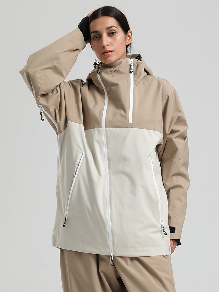 Carryn | Women’s modern mountain jacket with an asymmetrical all-season silhouette