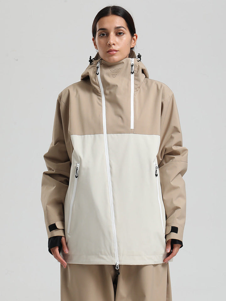 Carryn | Women’s modern mountain jacket with an asymmetrical all-season silhouette