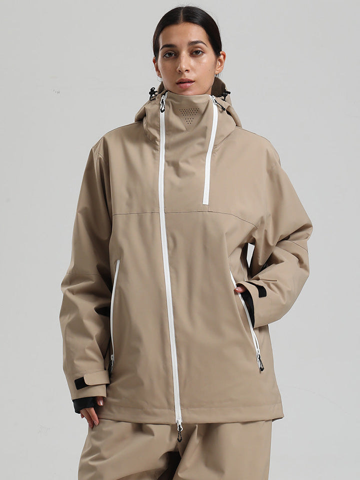 Carryn | Women’s modern mountain jacket with an asymmetrical all-season silhouette