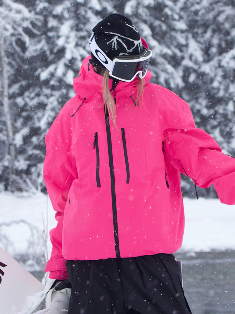Ivrie | Women’s modern mountain snow jacket with a structured alpine silhouette
