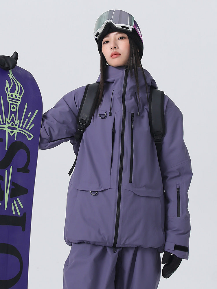 Amora | Women’s waterproof technical ski jacket with performance hood