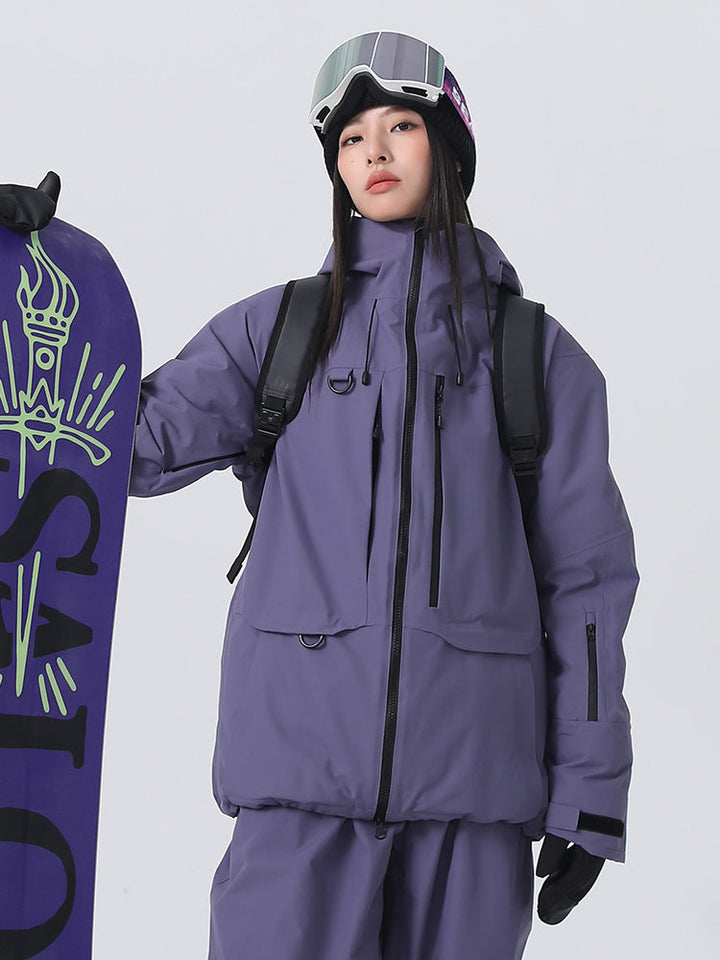 Amora | Women’s waterproof technical ski jacket with performance hood
