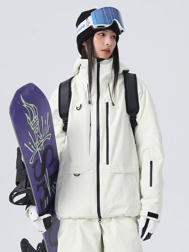 Amora | Women’s waterproof technical ski jacket with performance hood