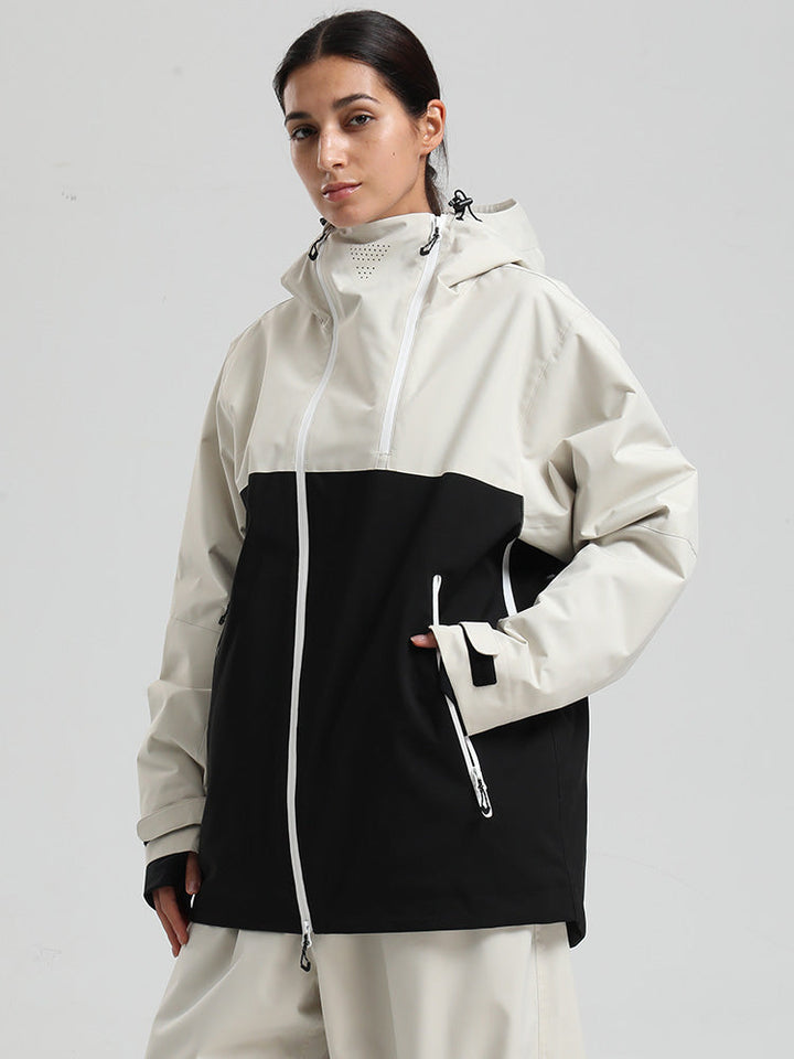 Carryn | Women’s modern mountain jacket with an asymmetrical all-season silhouette