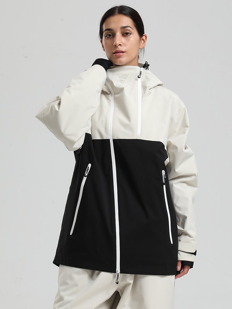 Carryn | Women’s modern mountain jacket with an asymmetrical all-season silhouette