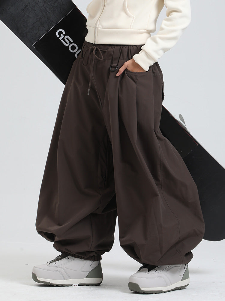 Rosie | Women’s waterproof baggy snow pants with relaxed wide-leg fit