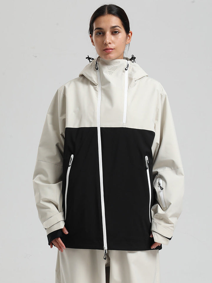Carryn | Women’s modern mountain jacket with an asymmetrical all-season silhouette