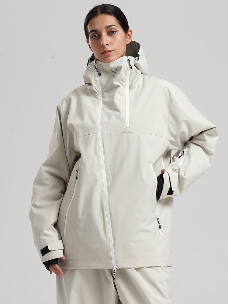 Carryn | Women’s modern mountain jacket with an asymmetrical all-season silhouette