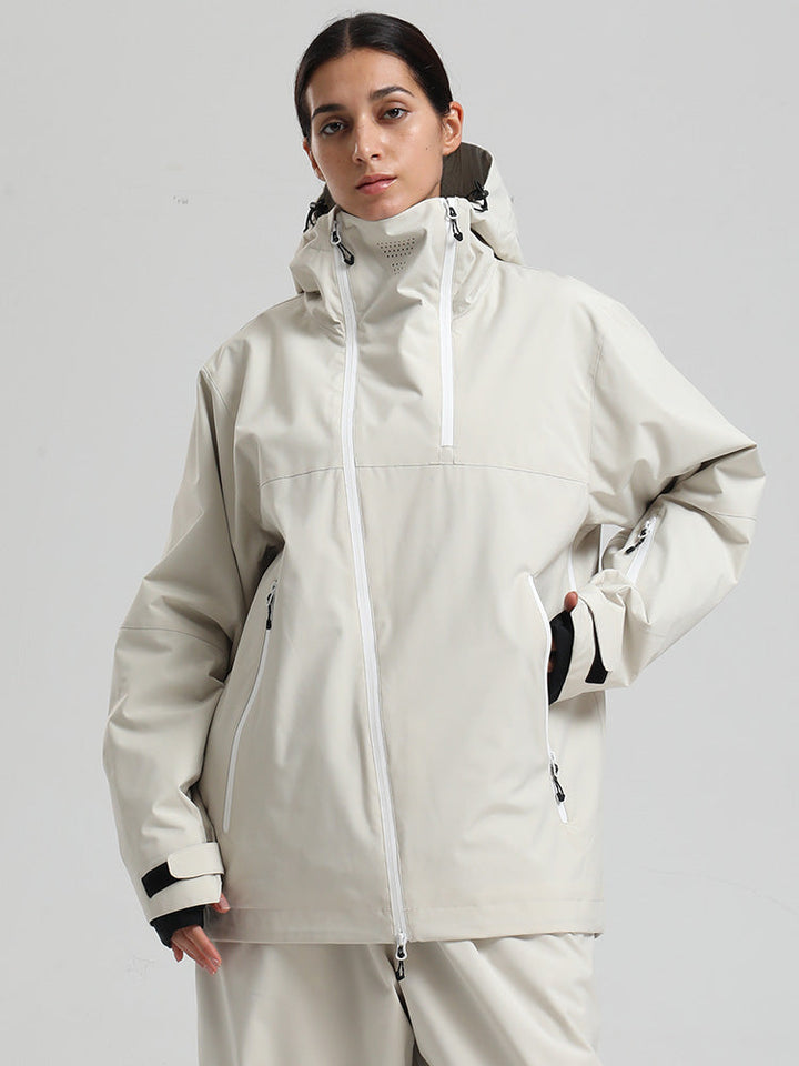Carryn | Women’s modern mountain jacket with an asymmetrical all-season silhouette