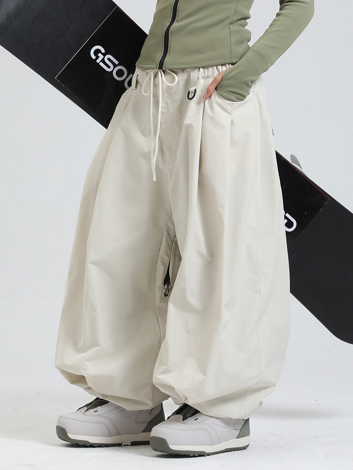 Rosie | Women’s waterproof baggy snow pants with relaxed wide-leg fit