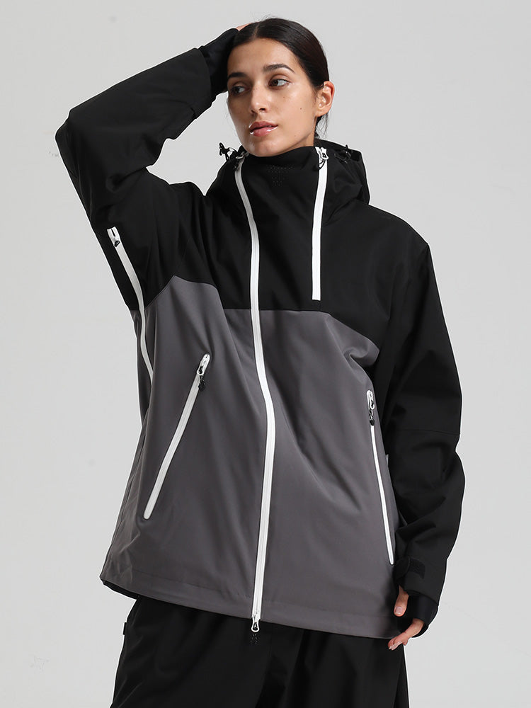 Carryn | Women’s modern mountain jacket with an asymmetrical all-season silhouette