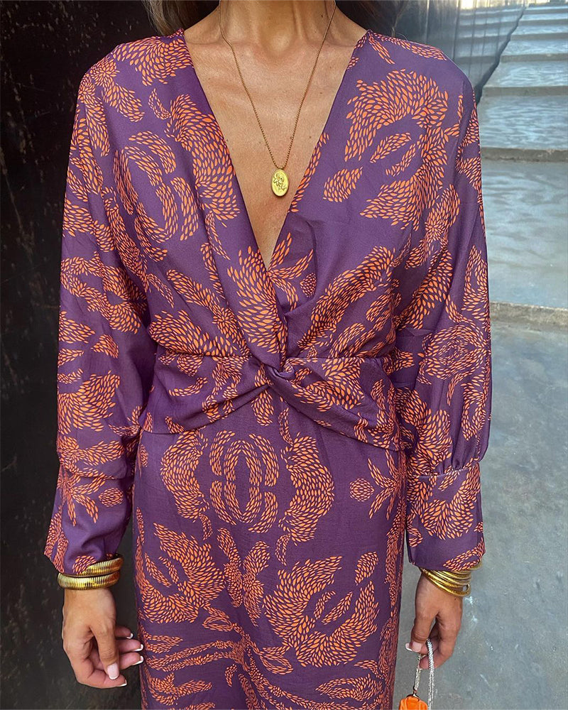 Ava | Women's twister midi dress