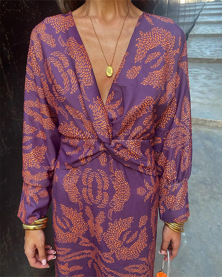 Ava | Women's twister midi dress