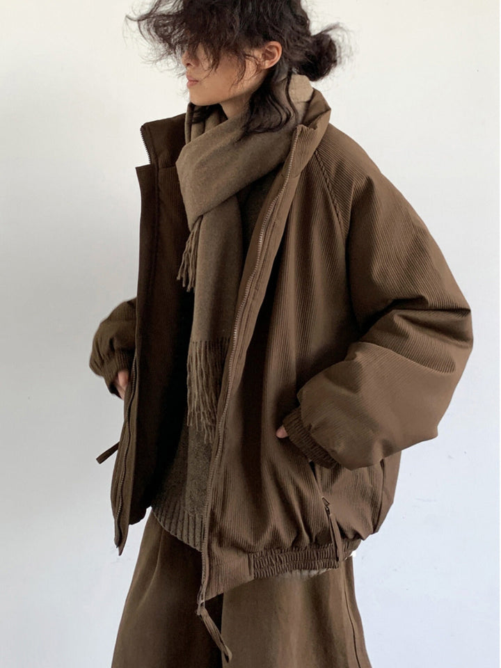 Mabel | Women’s jacket with stand collar and zipper closure