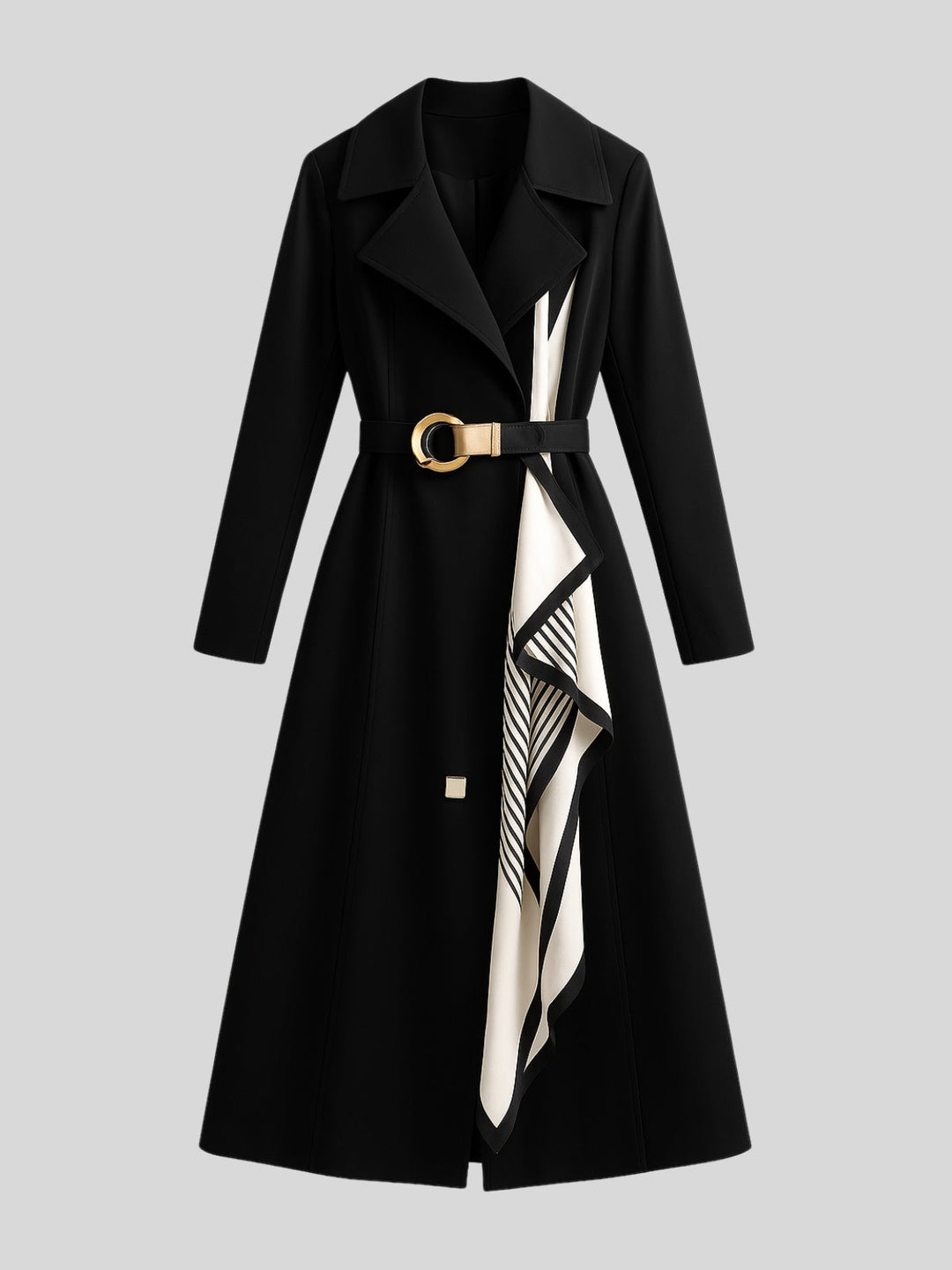 Roslyn | Women’s mid-length trench coat dress with button closure and regular fit