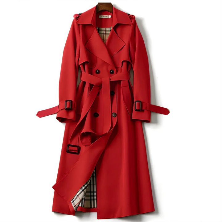 Arnie | Women’s tailored trench coat with adjustable belt