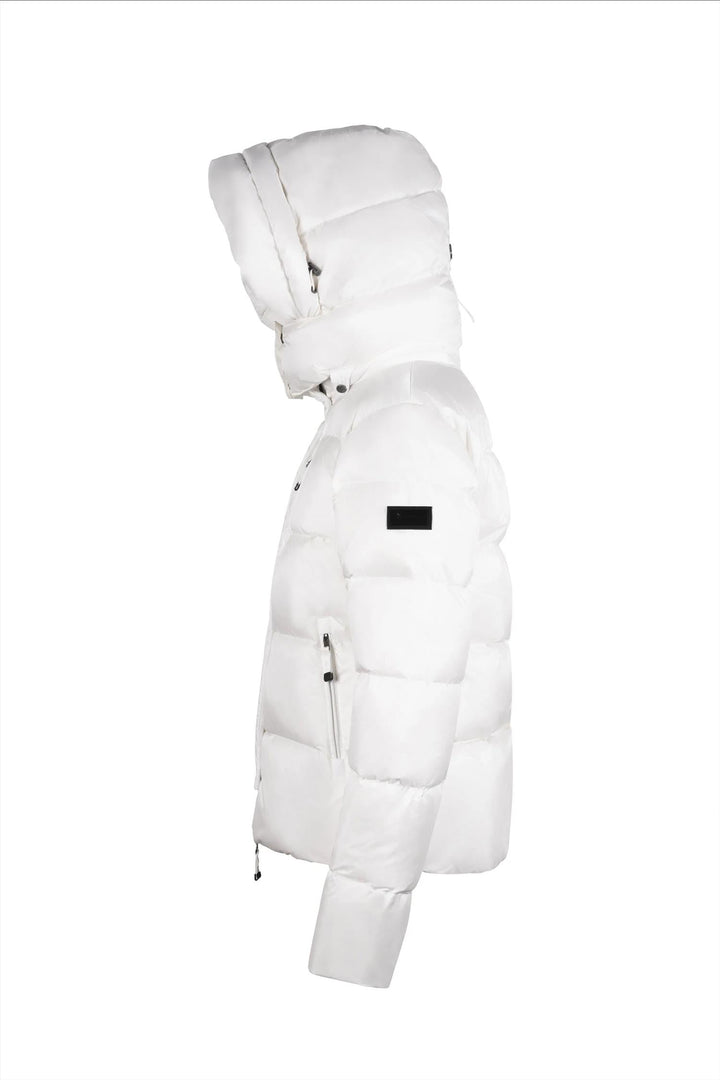 Sorelle | Women’s short jacket with detachable hood and structured silhouette