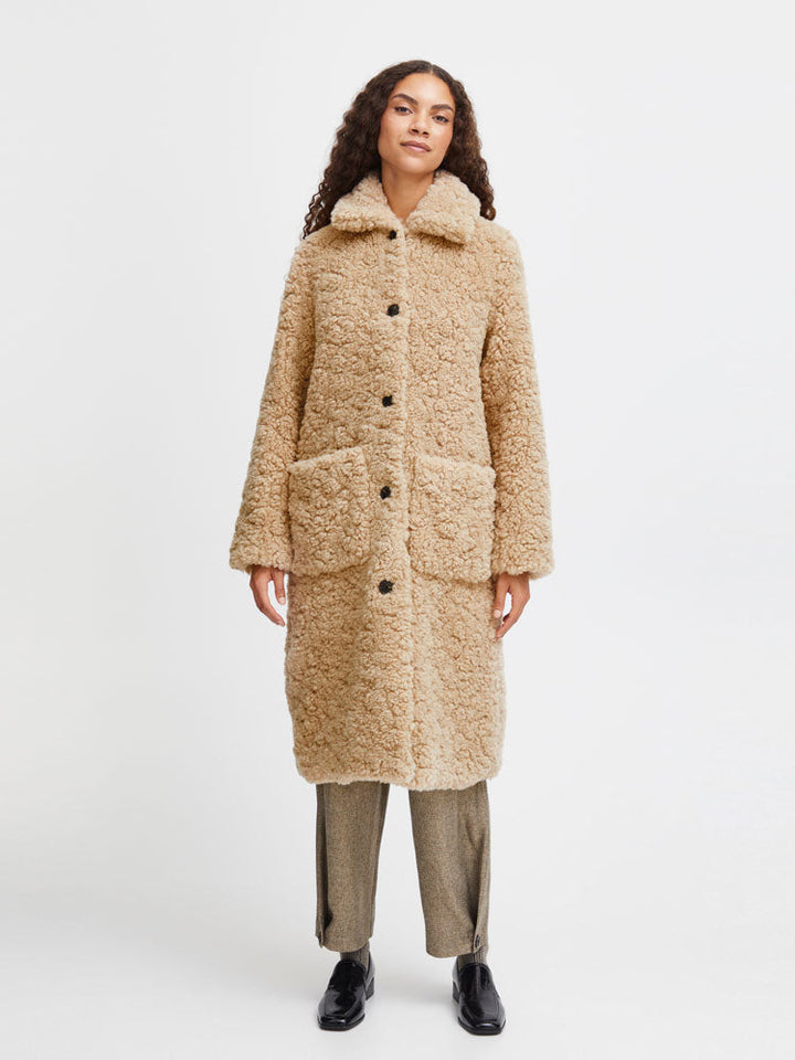 Cataleya | Women’s long faux shearling teddy coat