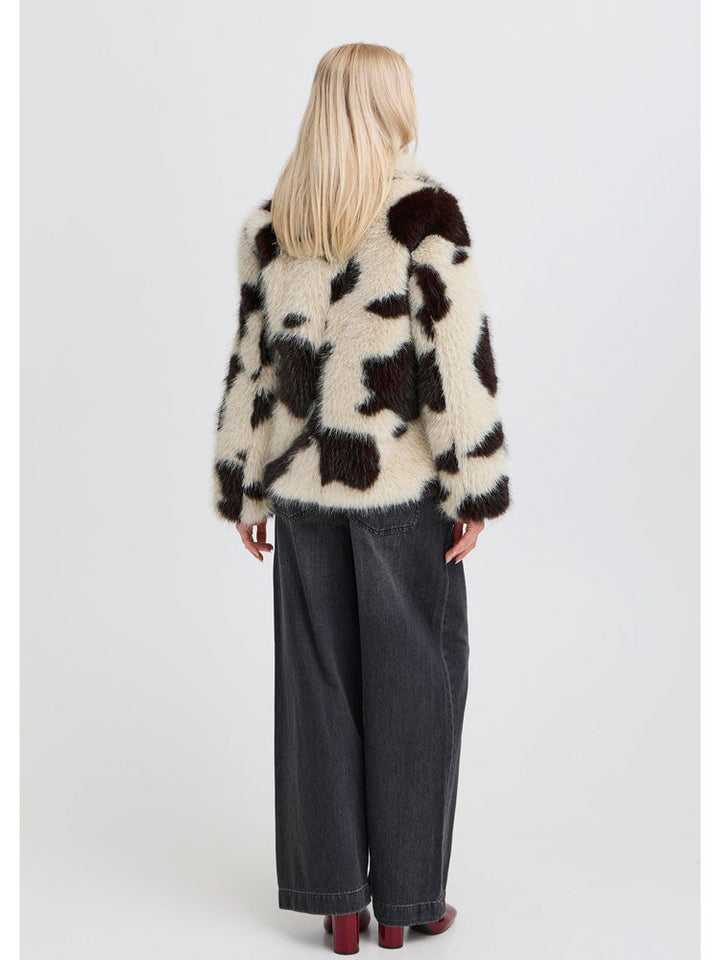 Jeaneth | Women’s patterned faux-fur jacket