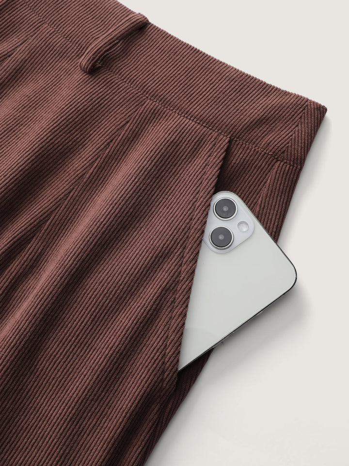 Dona | Women’s pleated waist-defining midi skirt