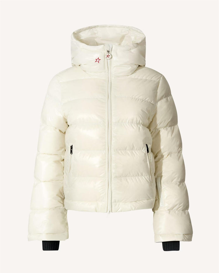 Elowyn | Women’s cropped ski jacket with flared silhouette and hooded detailing